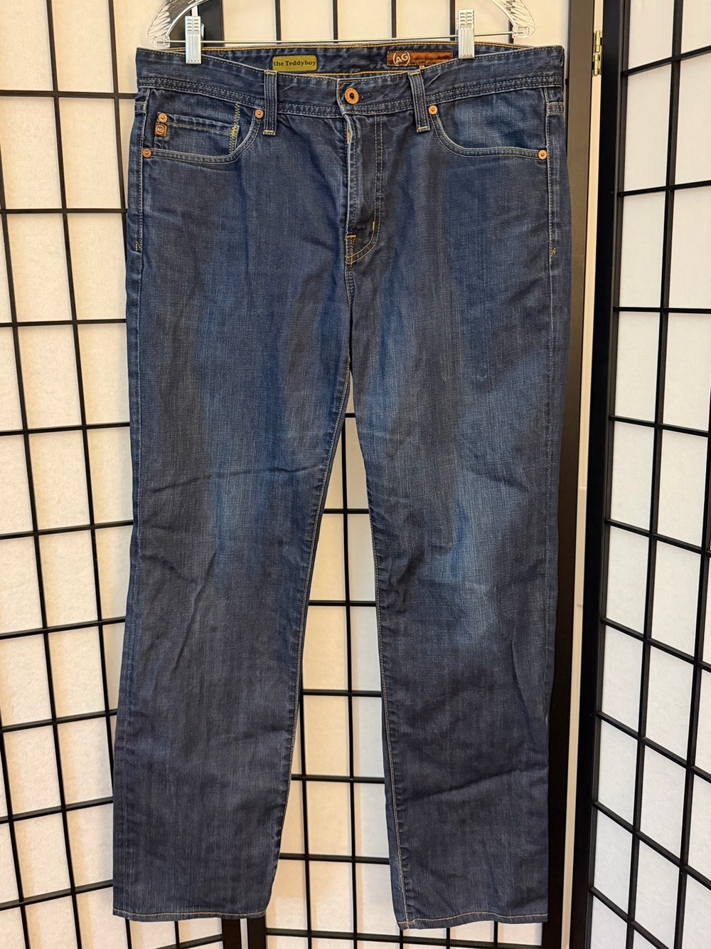 AG Men’s Teddy Boy Jeans – Size 36 x 32 – Good Pre-Owned Condition
